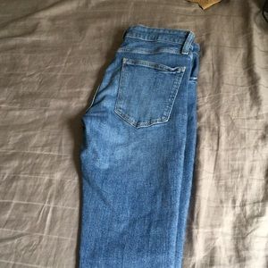 Blue Forever 21 super skinny denim jeans